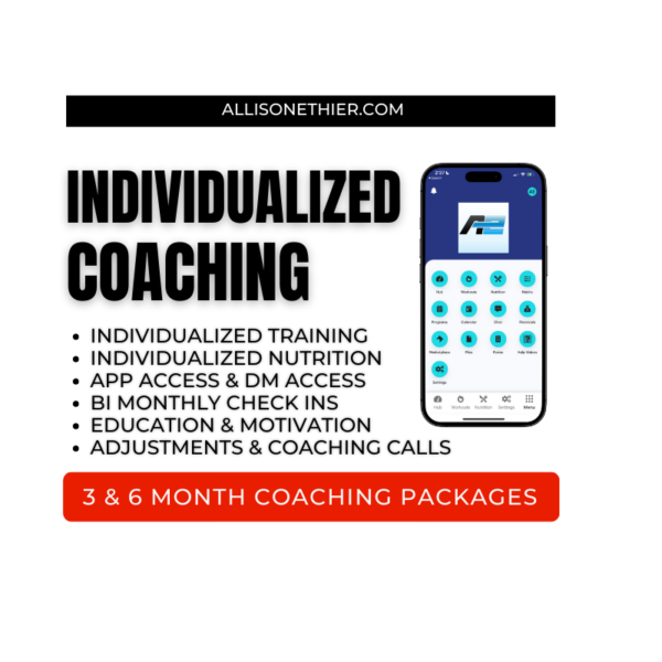 1:1 Individualized Coaching